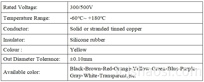 Silicone rubber insulation cable